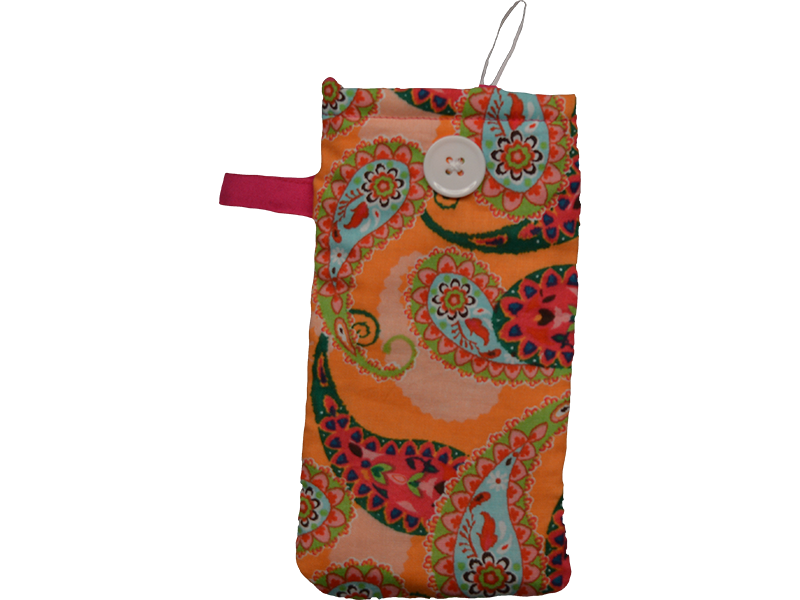 Orange Pouch Carrying Case