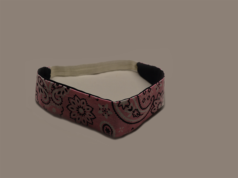Pink Flower Headband