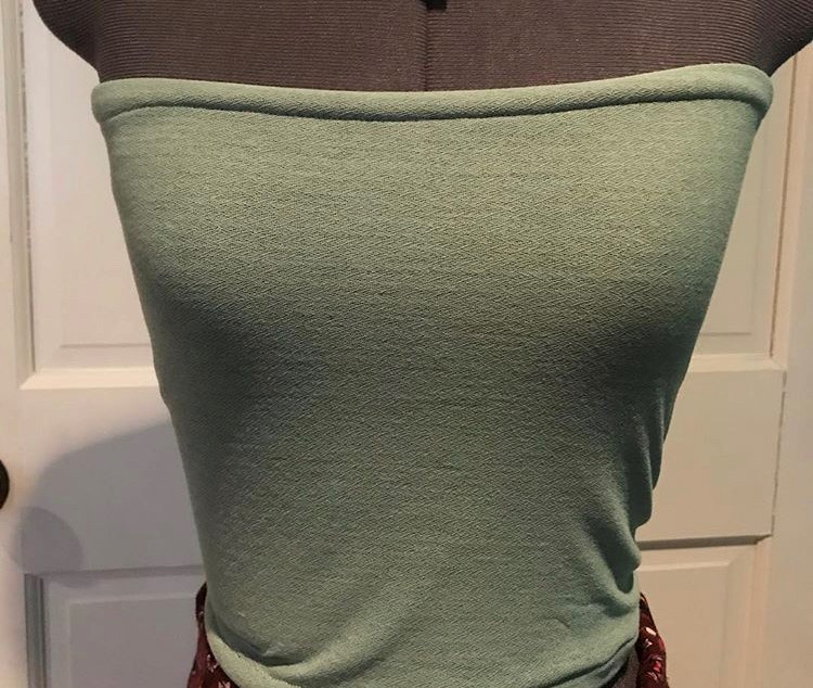 Army Green Tube Top